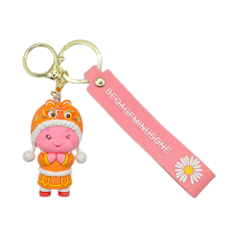 جاکلیدی دخترانه مدل خوک شاد زمستانی