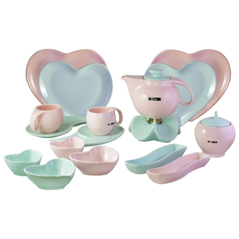 سرویس صبحانه خوری 17 پارچه آی سرام مدل ریتا کد 150