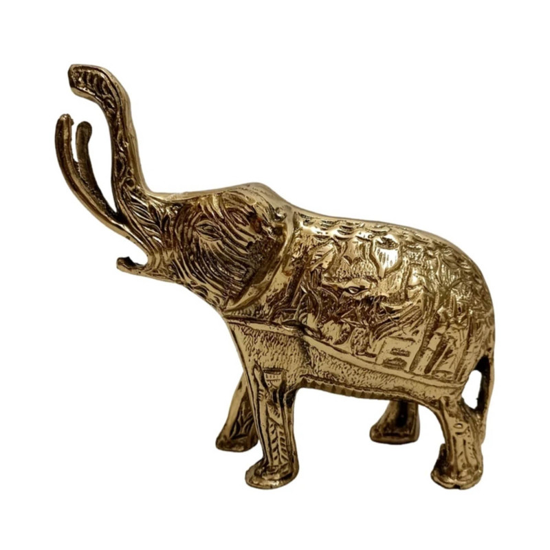 دکوری برنجی مدل فیل کد 1370