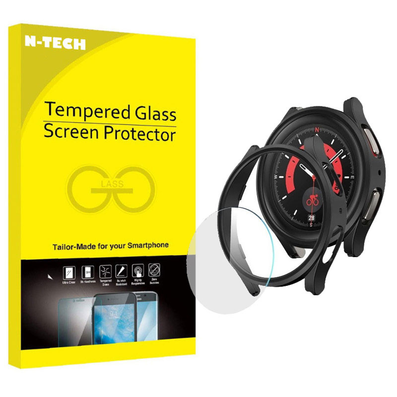 کاور انتک مدل GW-01 مناسب برای ساعت هوشمند سامسونگ Galaxy Watch 5 44mm به همراه محافظ صفحه نمایش