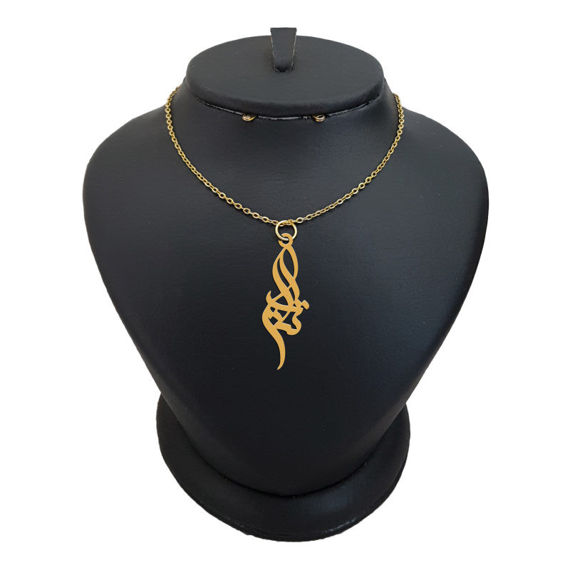 گردنبند طلا 18 عیار زنانه لیردا مدل اسم تیارا کد akm 125