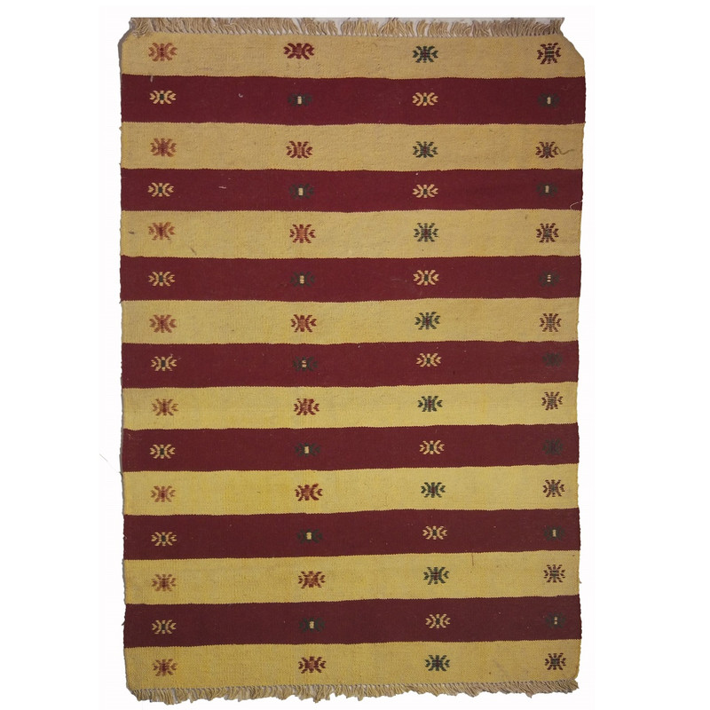 خرید و قیمت گلیم دستبافت نرمین کسا طرح سنتی کد NKP.B 115