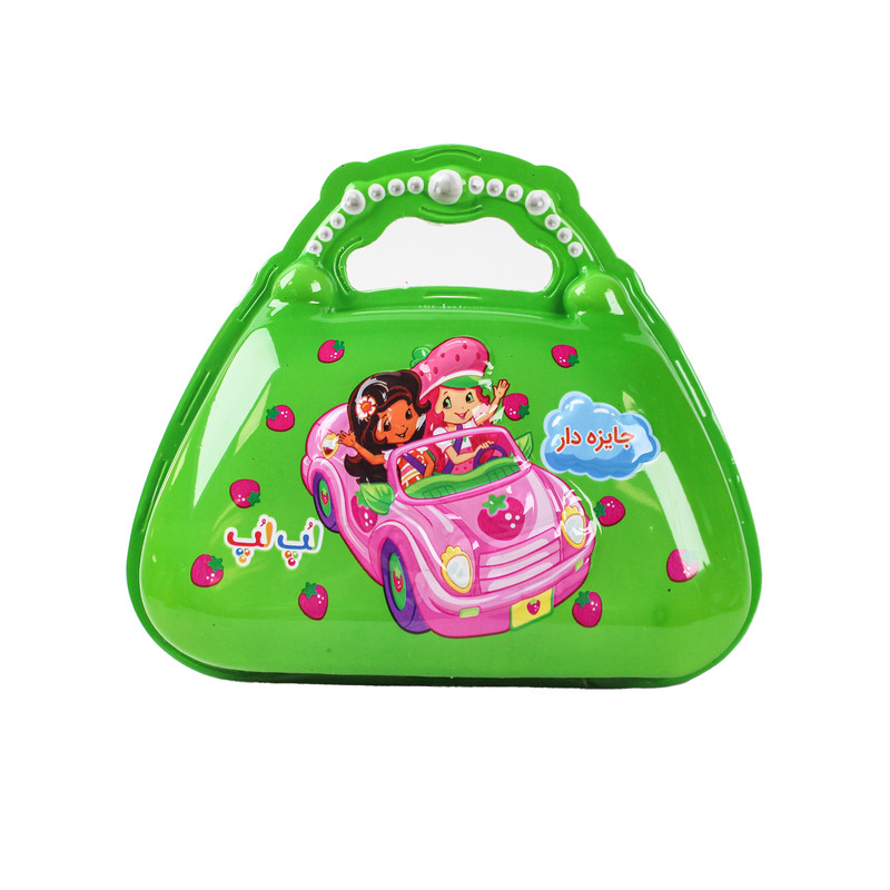 خوراکی شانسی کیف لپ لپ طرح دختر توت فرنگی کد G2