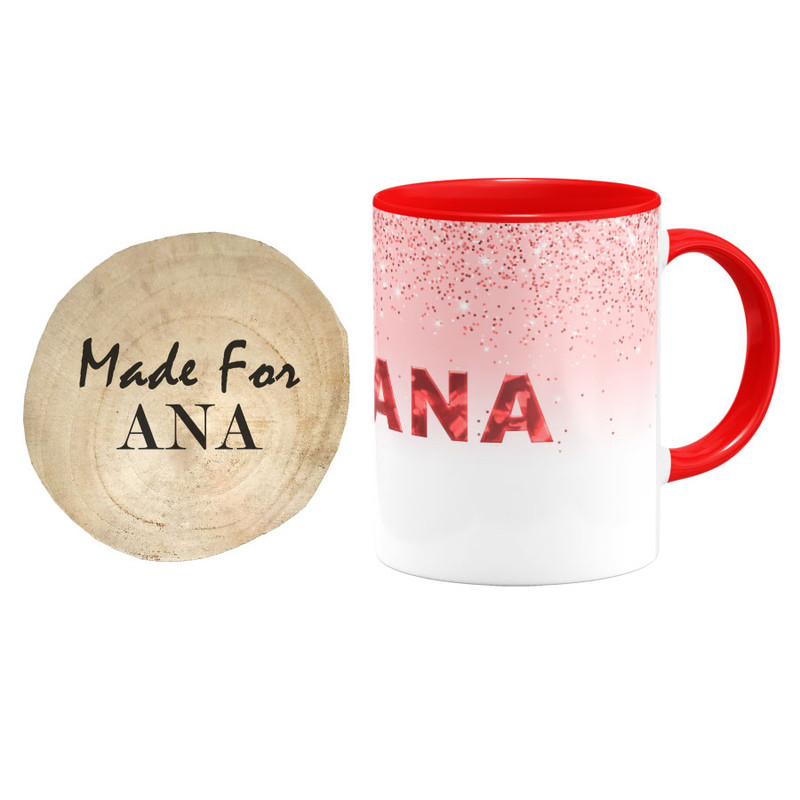 ماگ گالری وبفر مدل آنا به همراه زیر لیوانی