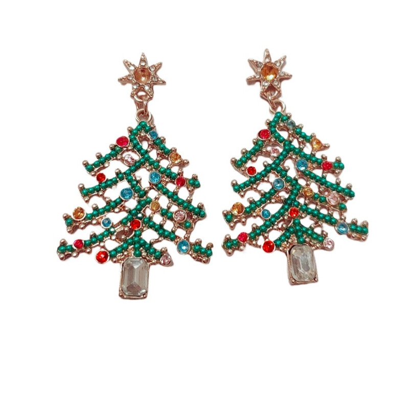 گوشواره زنانه مدل کاج 4