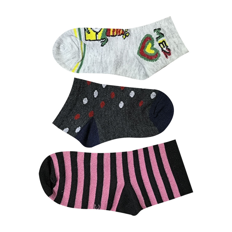 خرید و قیمت جوراب دخترانه کد 929 مجموعه 3 عددی