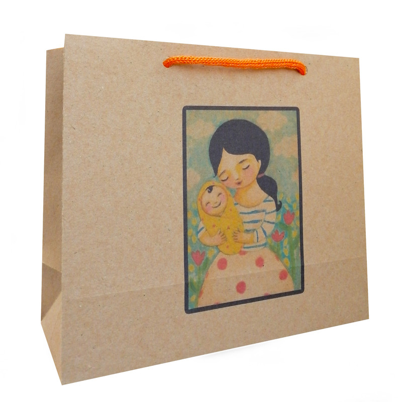 ساک هدیه مدل روز مادر مبارک کد G