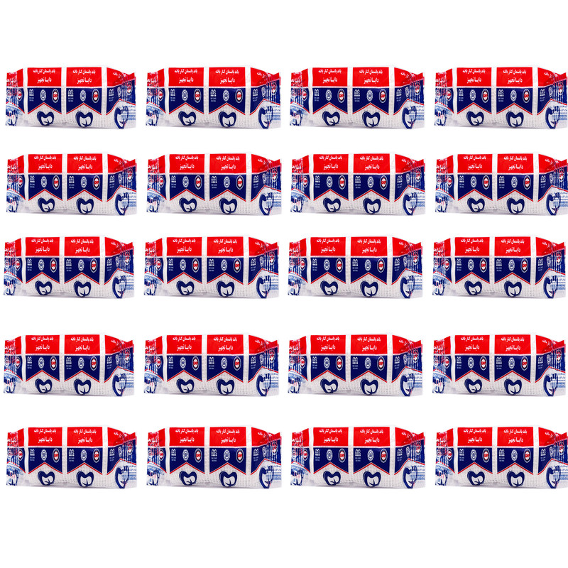 باند پانسمان دایا تجهیز استوار مدل کنار بافت 10 سانتی متر مجموعه 20 عددی