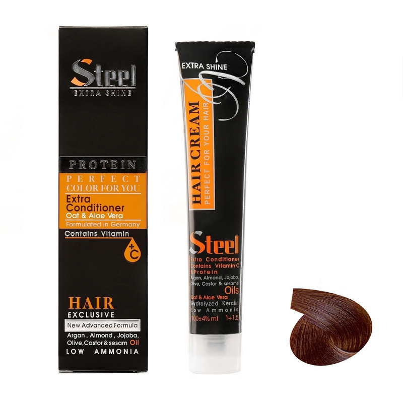 خرید و قیمت رنگ مو استیل شماره 5.65 حجم 100 میلی لیتر رنگ شکلاتی روشن