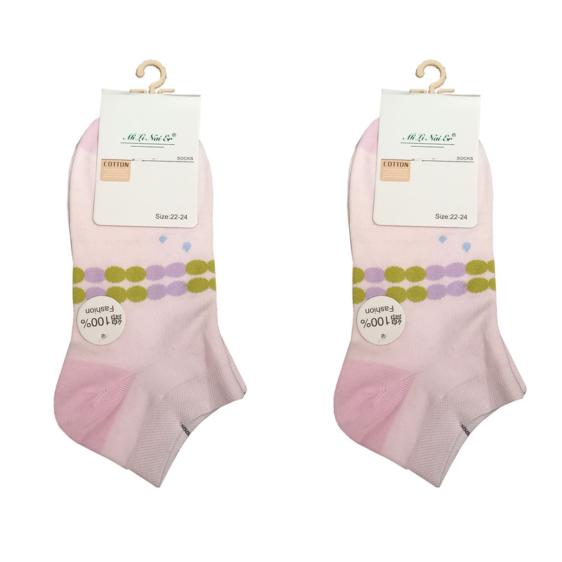 جوراب دخترانه مدل می لو نای مجموعه 2 عددی