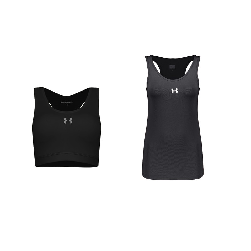 ست تاپ و نیم تنه ورزشی زنانه مدل G-1801-9101