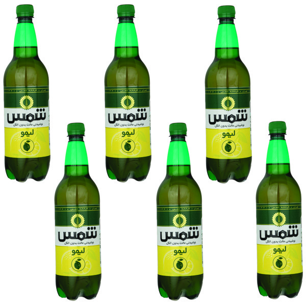 نوشیدنی مالت لیمو شمس - 1000 میلی لیتر بسته 6 عددی