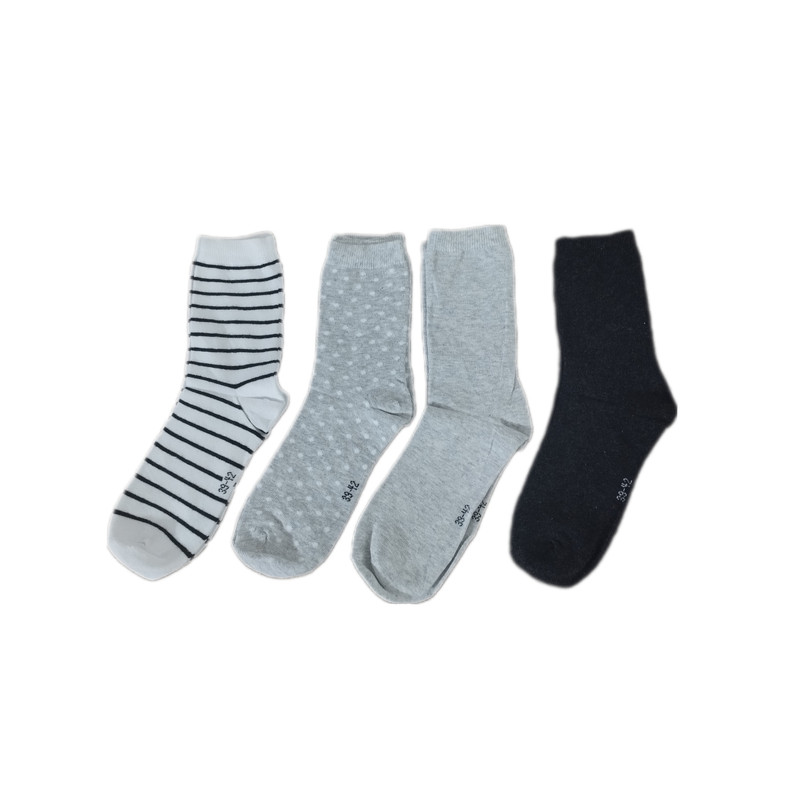 جوراب ساق بلند دخترانه پیپرتس مدل Best cotton مجموعه چهار عددی