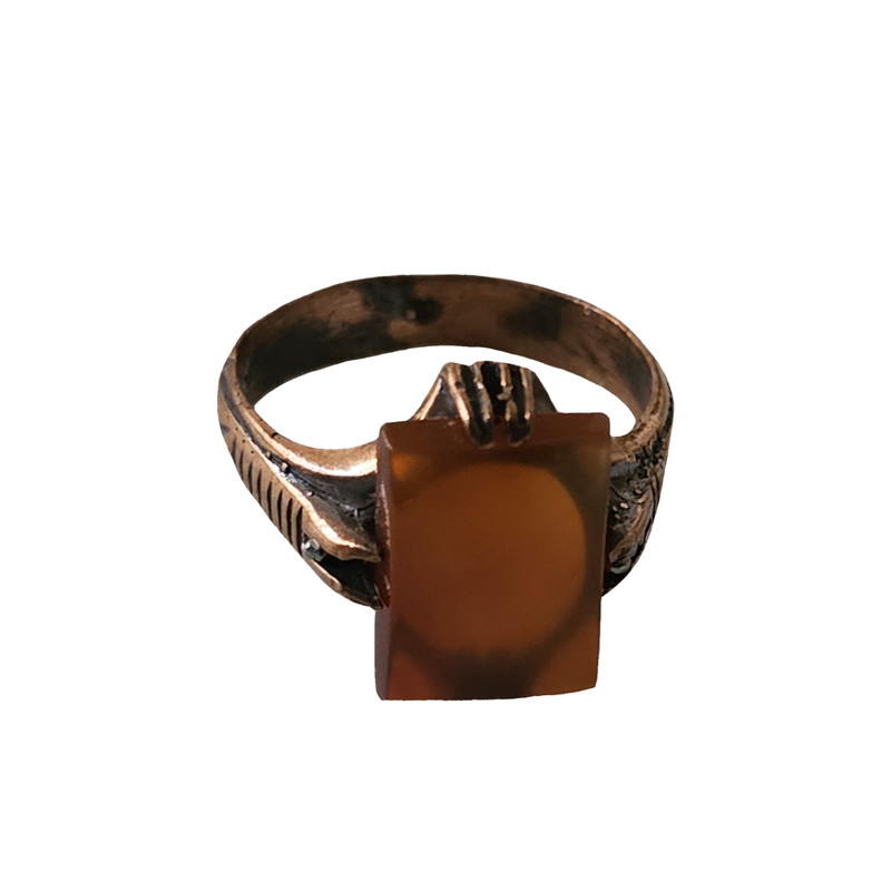 خرید و قیمت انگشتر دستساز مردانه مدل مسی کد S175