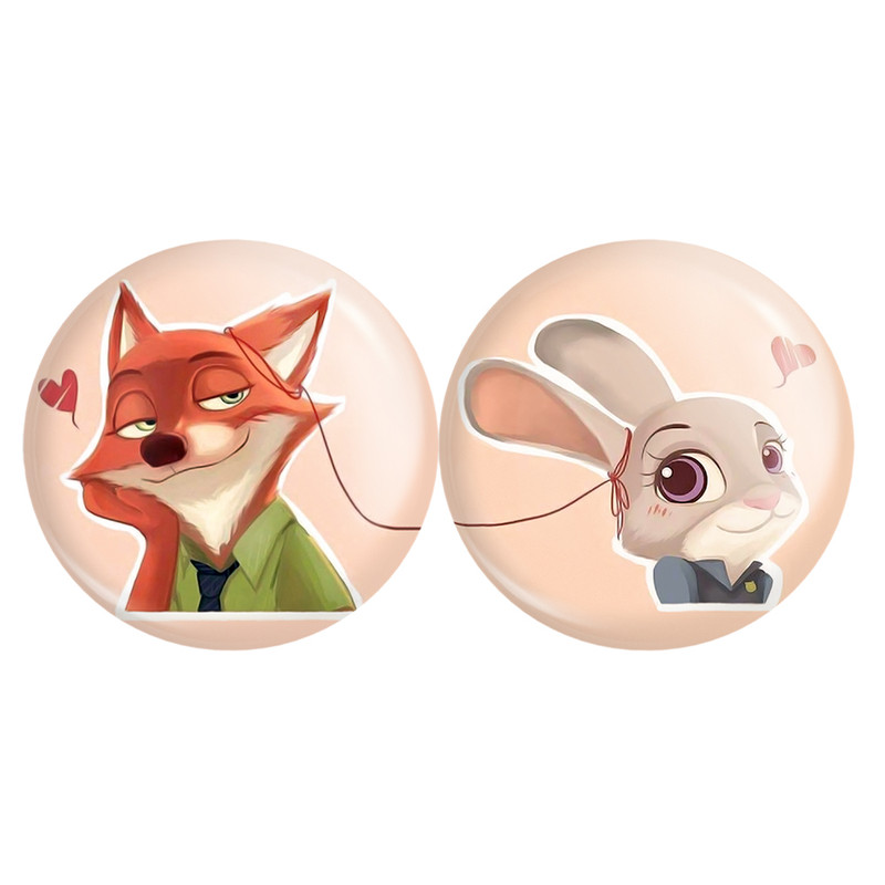 مگنت خندالو مدل زوتوپیا Zootopia کد A30 مجموعه 2 عددی