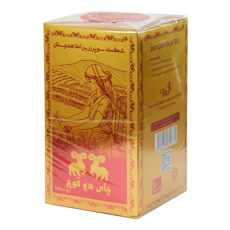 چای سیاه شکسته دو قوچ - 500 گرم