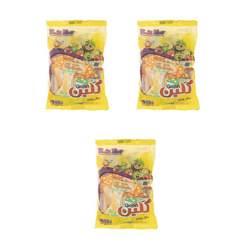 خرید و قیمت لواشک پذیرایی گلین با طعم های مختلف - 300 گرم بسته 3 عددی