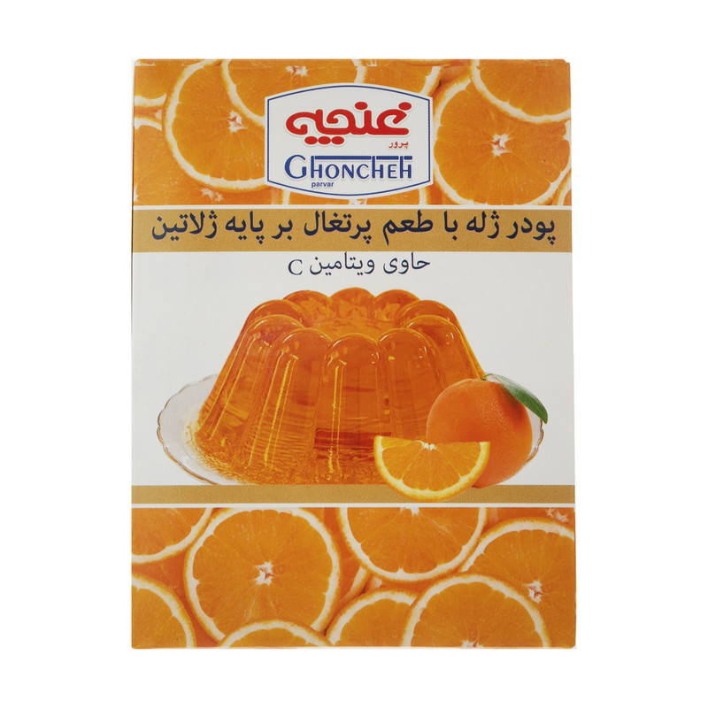 پودر ژله غنچه پرور با طعم پرتقال - 100 گرم