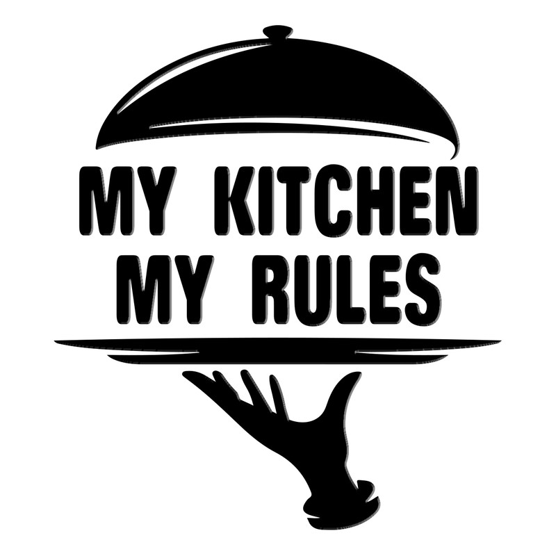 استیکر دیواری باروچین مدل MY KITCHEN کد ws-35