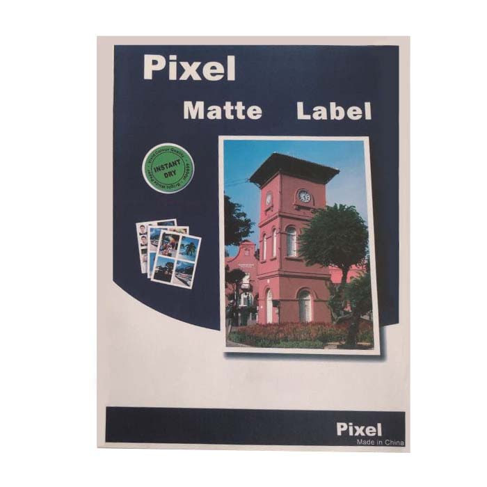 خرید و قیمت کاغذ A4 پشت چسب دار پیکسل مدل مات بسته 100 عددی