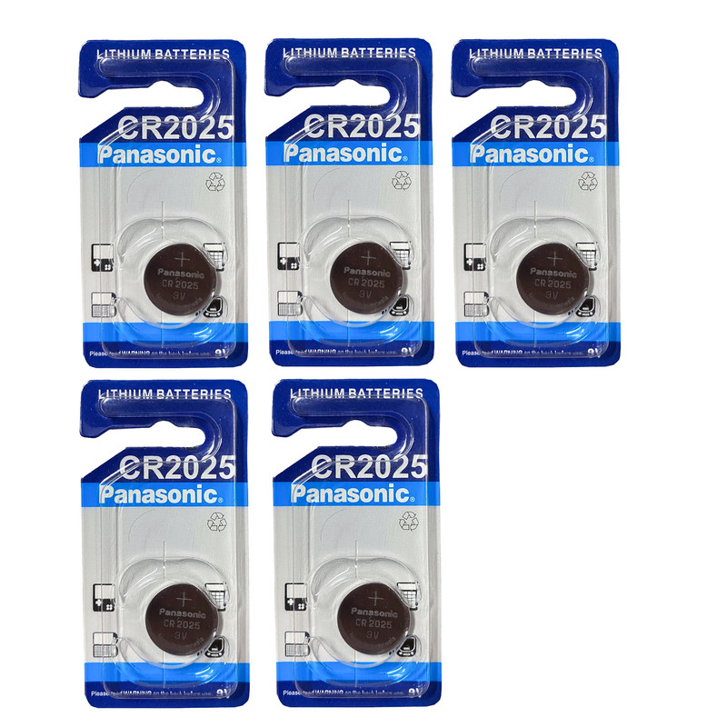 باتری سکه ای پاناسونیک مدل CR2025 بسته 5 عددی