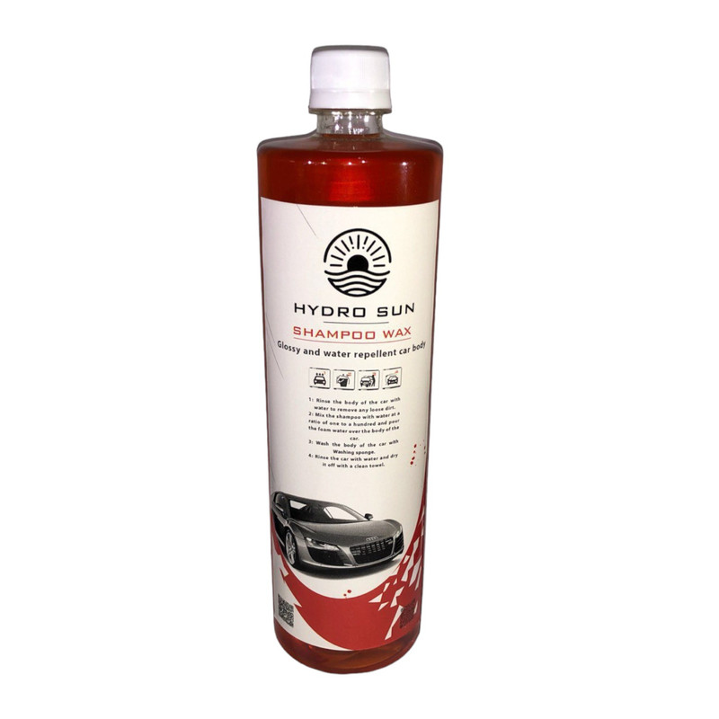 شامپو واکس بدنه خودرو هیدروسان مدل براق و آبگریز کننده حجم 1 لیتر