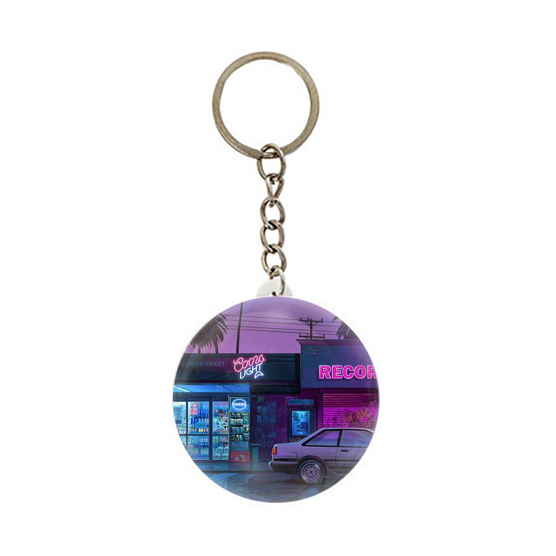 جاکلیدی عرش مدل فانتزی منظره شهر کد Asj8244