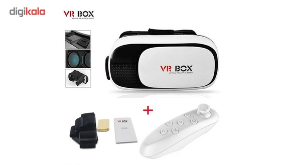 هدست واقعیت مجازی ایکس پی پروداکت مدل VR BOX به همراه ریموت کنترل 22