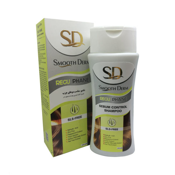 شامپو مو اسموت درم مدل Regu Phane حجم 210 میلی لیتر