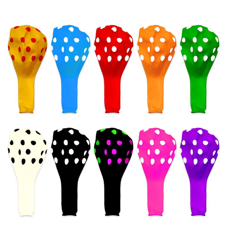 بادکنک مدل خالدار بسته ده عددی