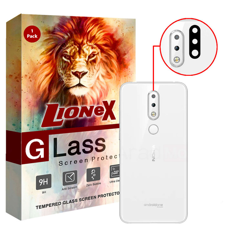 محافظ لنز دوربین سرامیکی لایونکس مدل LBL مناسب برای گوشی موبایل نوکیا X6 / 6.1 Plus