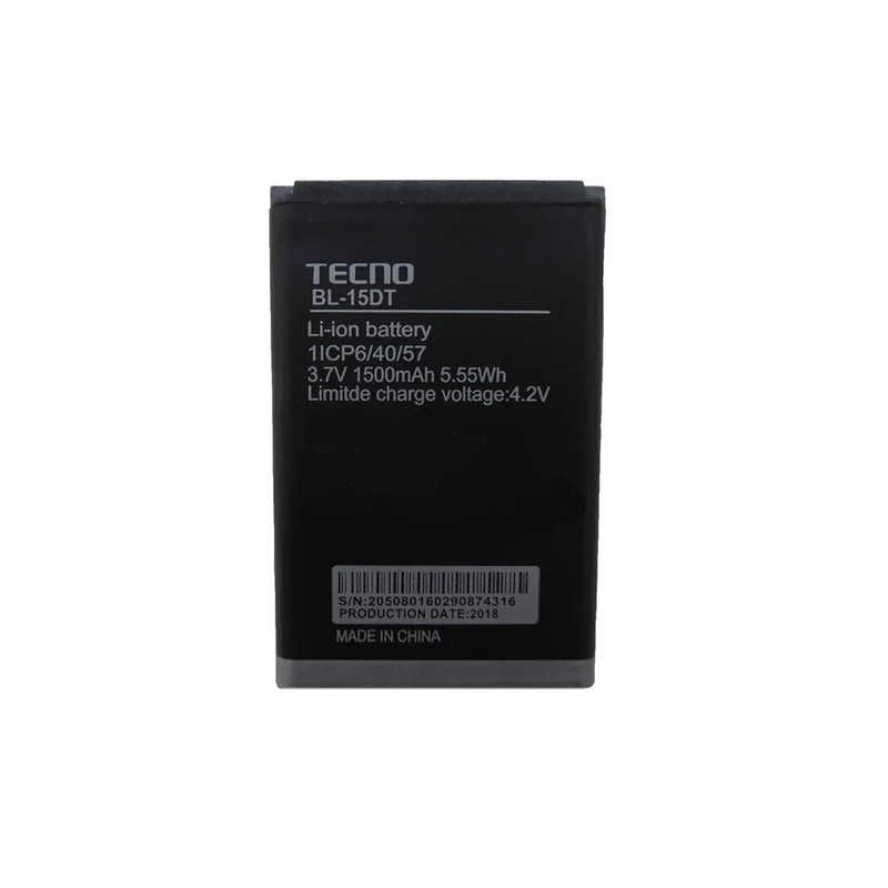 باتری موبایل مدل 15DT ظرفیت 1500میلی آمپر ساعت مناسب برای گوشی موبایل تکنو T350