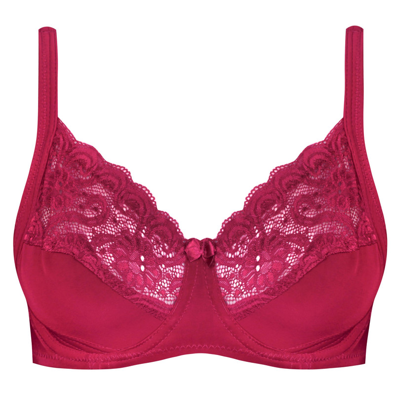 خرید و قیمت سوتین زنانه اما مدل فنردار دانتل کد 4921-3100 رنگ سرخابی روشن