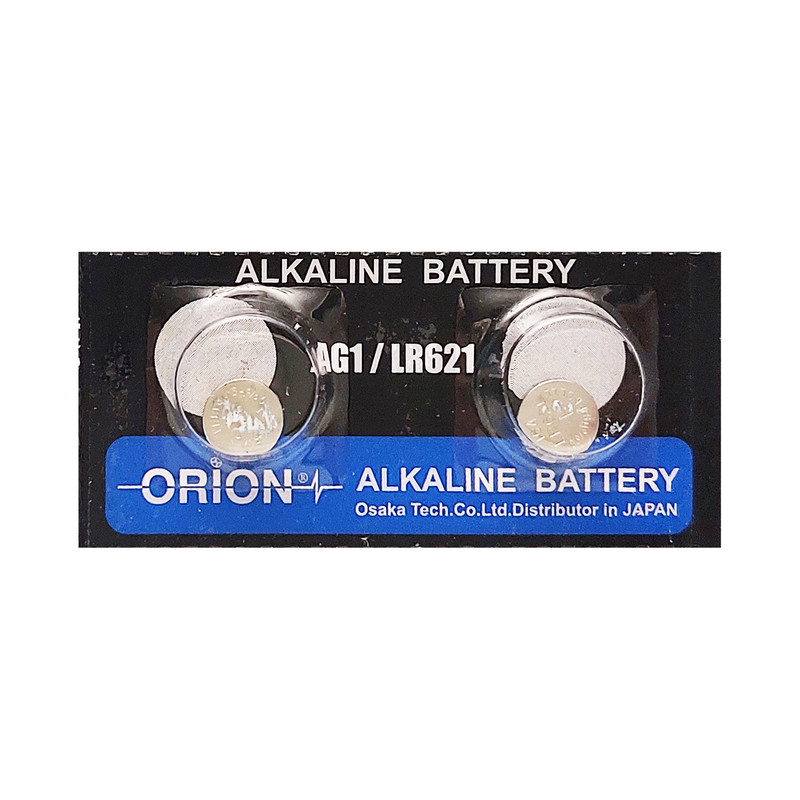 خرید و قیمت باتری ساعت اوریون مدل AG1 کد LR621 بسته دو عددی