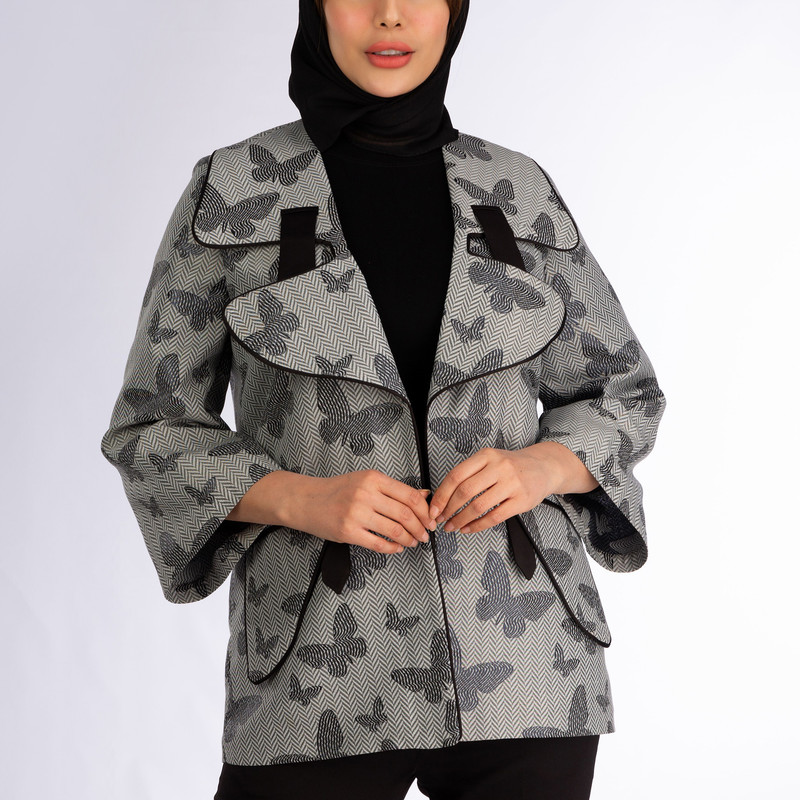 خرید و قیمت مانتو کتی زنانه کلوتو مدل PEARL butterfly