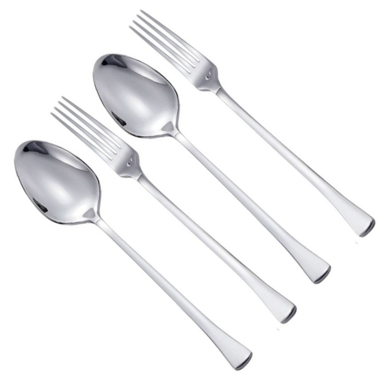 ست قاشق و چنگال جی فی نی کد 04 محموعه 4 عددی