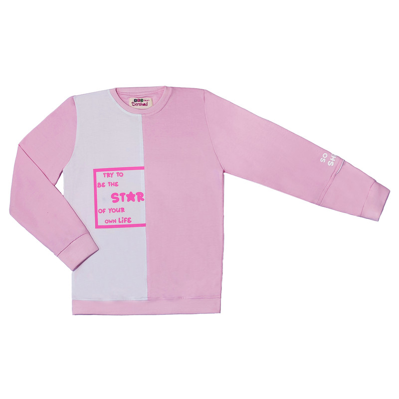 خرید و قیمت تی شرت بچگانه برشاد مدل M409 رنگ صورتی