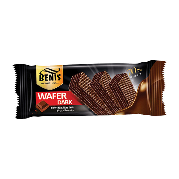 ویفر دارک بنیس - 70 گرم بسته 24 عددی