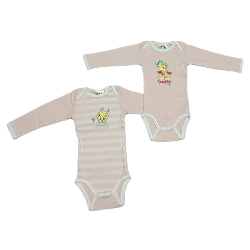 خرید و قیمت بادی آستین بلند نوزادی لونی تونز مدل tweety مجموعه 2 عددی