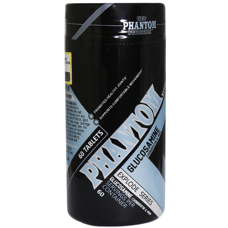 قرص گلوکوزامین کندروئیتین فانتوم نوتریشن بسته 60 عددی