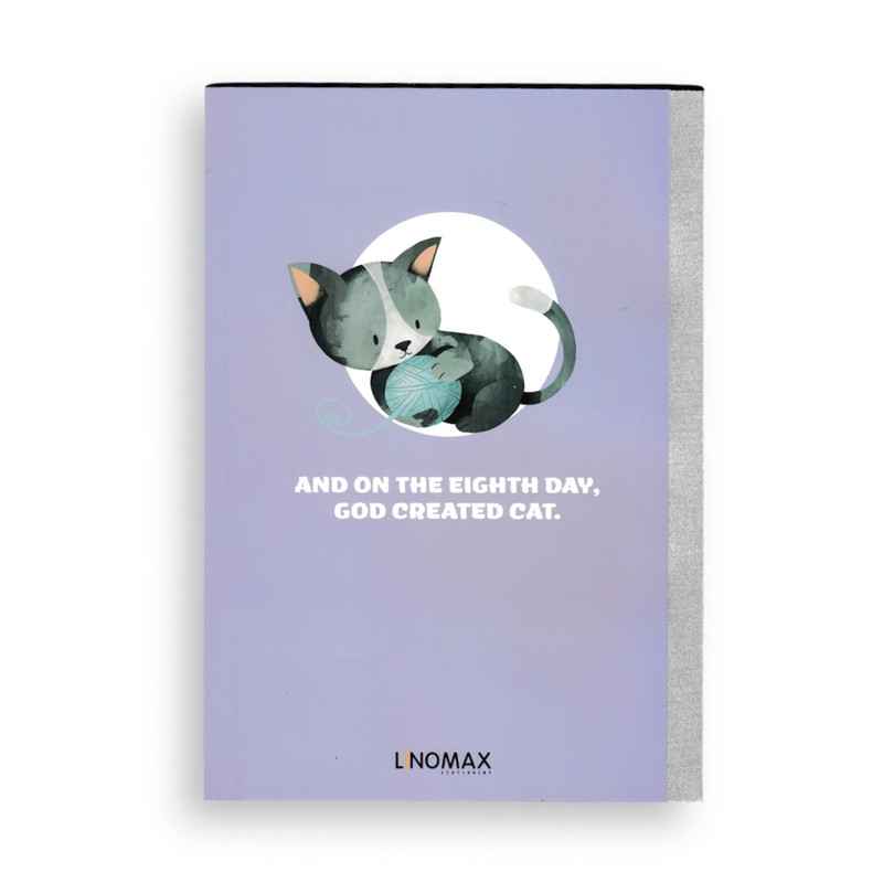 دفتر مشق 40 برگ لینومکس مدل کلاسیک طرح گربه