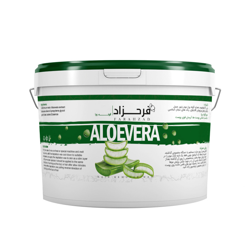 خرید و قیمت موم موبر فرحزاد مدل آلوئه ورا حجم 3500 میلی لیتر