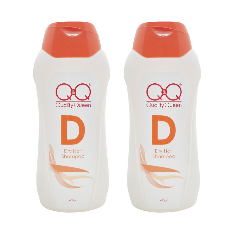 شامپو مو کیو اند کیو مدل Orange حجم 400 میلی لیتر مجموعه 2 عددی