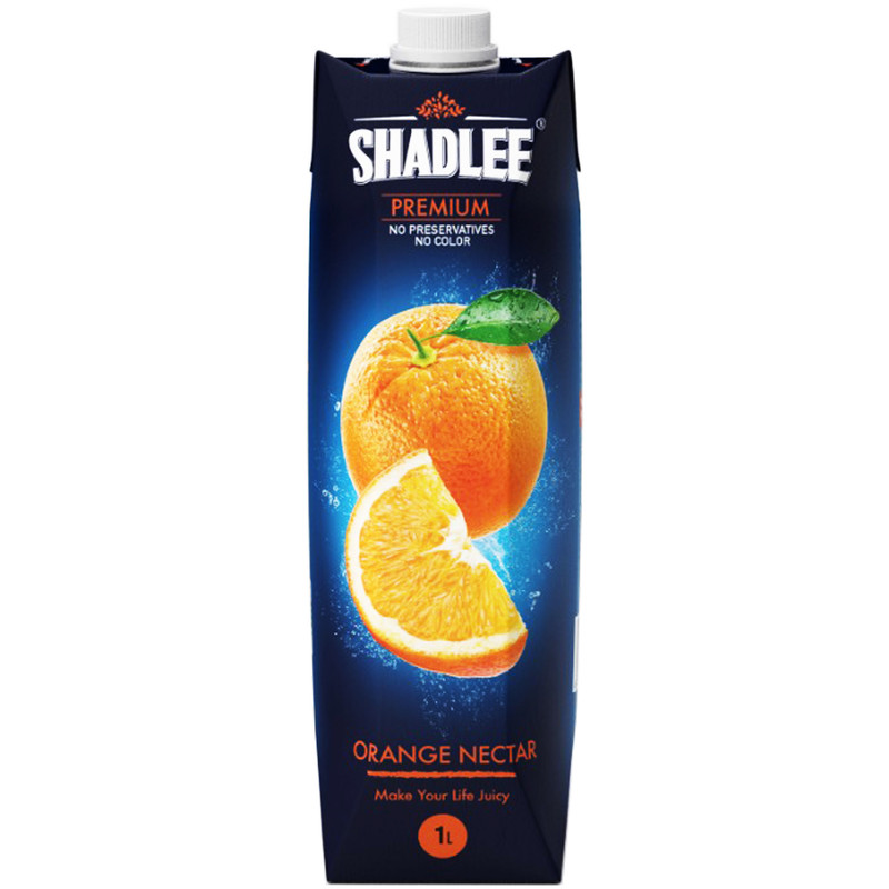 نکتار پرتقال شادلی - 1 لیتر