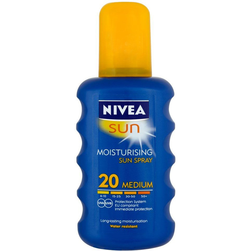 اسپری آفتاب نیوآ مدل Moisturising حجم 200 میلی لیتر