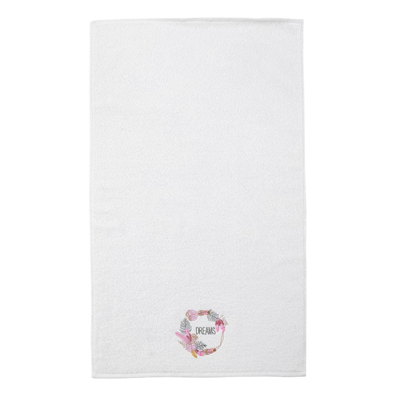 حوله ال سی دابلیو هوم مدل Pembe Cicek سایز 50x80 سانتی متر