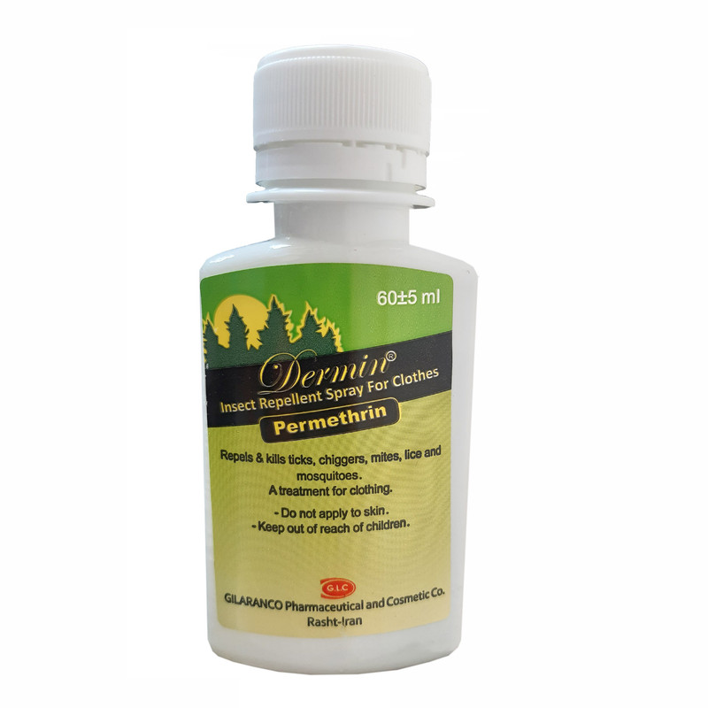 خرید و قیمت اسپری پرمترین درمین داروسازی گیلارانکو - 60 میلی لیتر