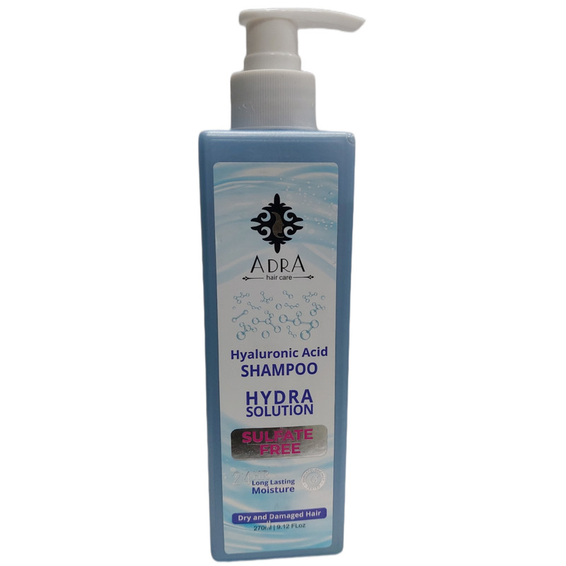 شامپو مو آدرا مدل هیالورونیک اسید حجم 270 میلی لیتر