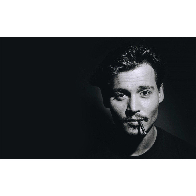 تابلو شاسی پرتره ی هنرمندان مشهور-طرح جانی دپ کد 34