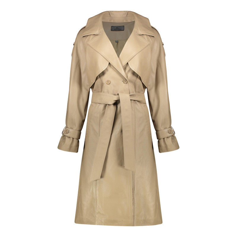 کت چرم زنانه چرم مشهد مدل b0477-055